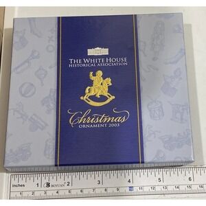 2003 Official White House Christmas Ornament President Grant Childs Rocking MR94